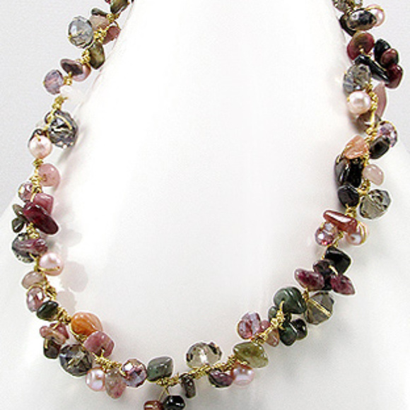Precious Gemstone Necklace - Picture 1 of 2
